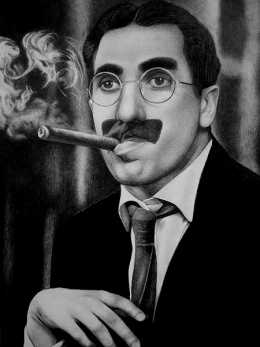 Portrait of Groucho Marx